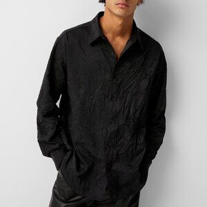 BNWT AW22 DEJAVU CRINKLE EFFECT SHIRT M